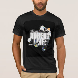 Süßes Katze & Adrenalin Design T-Shirt