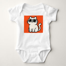 süßes Katzen-Babykleid Baby Strampler