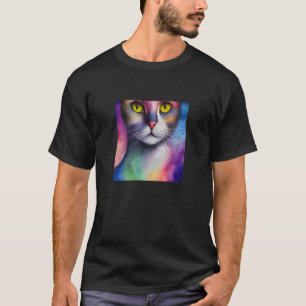 Süßes Katzen-Gesicht Süßes Kätzchen Kitty Feline M T-Shirt