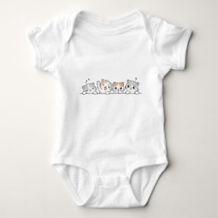 Süßes Katzenfreunde-Babysakko Baby Strampler