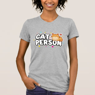 Süßes Katzengesicht-Tierliebhaberinnen-T-Shirt T-Shirt