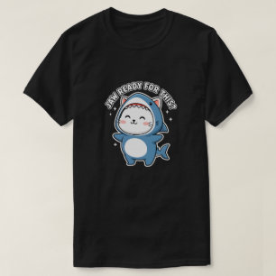 Süßes Katzenhai-Kostüm "Kiefer Fertig Dafür?" T-Shirt