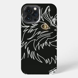 Süßes Katzenliebhaber-Design iPhone 13 Pro Max Hülle