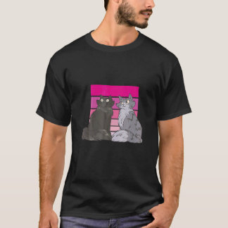 Süßes Katzenpaar Haustiere T-Shirt