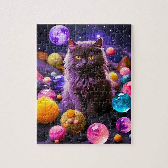 Süßes Katzenpuzzle für Erwachsene  (Vertikal)