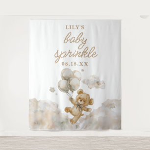 Süßes Kaum Erwartung Neutral Baby Sprinkle Foto-Re Wandteppich