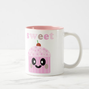 SÜßES KAWAAI CUPCAKE ROSA TASSE