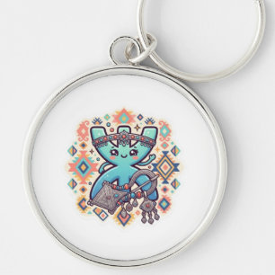 Süßes Kawaii-Amazigh-Yaz-Symbol-Berber-Sticker Schlüsselanhänger