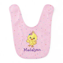 Süßes Kawaii-Baby-Küken Rosa Personalisiert