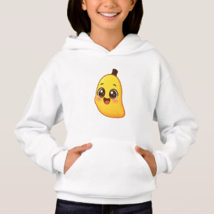 Süßes Kawaii-Bananen-Kindermotiv Hoodie