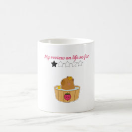 Süßes Kawaii-Capybara-Cartoon-Design Kaffeetasse