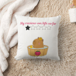 Süßes Kawaii-Capybara-Cartoon-Design Kissen
