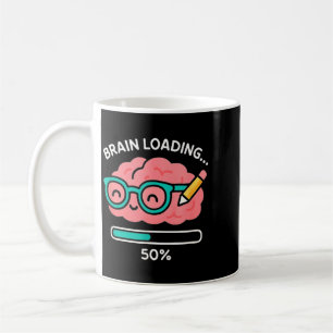 Süßes Kawaii-Gehirn-Design Lustiges Nerdy Gehirn L Kaffeetasse