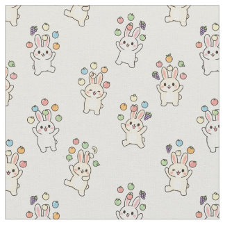 Süßes Kawaii-Kaninchen Stoff