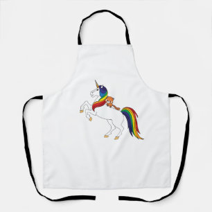 Süßes Kawaii-Kinder Einhorn Roter Panda Liebhaber Schürze