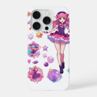 Süßes Kawaii Magical Girl iPhone 15 Cover Pro Hülle