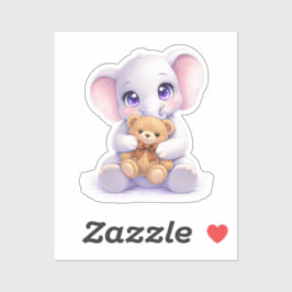 Süßes Kawaii-Tier-Emoji Aufkleber