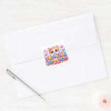 Süßes Kawaii Vielen Dank Katze Pastellrosa