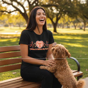 Süßes Kawaii Zuhause ist dort, wo mein Hund ist T-Shirt