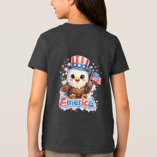 Süßes Kinder 4. Juli Shirt Kleiner Knallfrosch USA