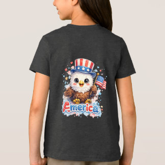 Süßes Kinder 4. Juli Shirt Kleiner Knallfrosch USA