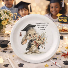 Süßes Kindergarten-Abschluss-Hasen-Design
