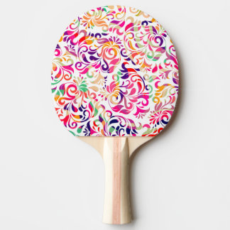 Süßes klassisches bunter Blumenmuster Tischtennis Schläger
