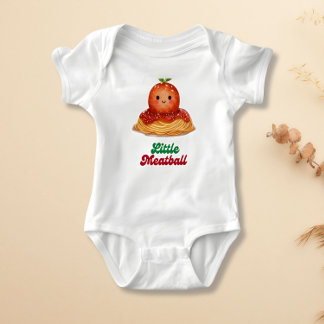 Süßes "Kleiner Fleischklops" italienisches Baby-Bo Baby Strampler