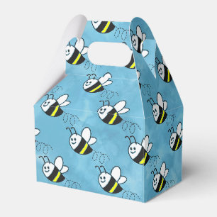 Süßes kleines Bienenmuster Wasserfarbe Babyparty Geschenkschachtel