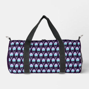 Süßes kleines blaues Monster Duffle Bag