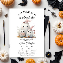 süßes kleines Boo-Mädchen Erste Halloween-Baby-Par