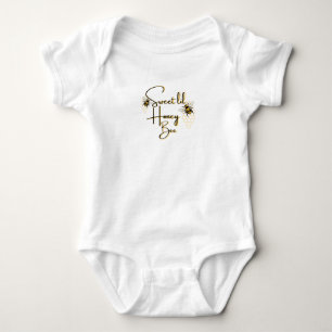 Süßes kleines Honigbiene T-Shirt Baby Bodysuit Strampler