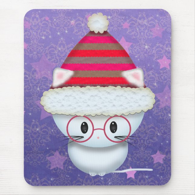 Süßes kleines Kätzchen Mousepad (Vorne)
