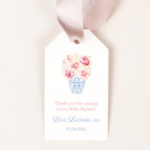 Süßes kleines Mädchen rosa Rosen Baby Shower Gesch