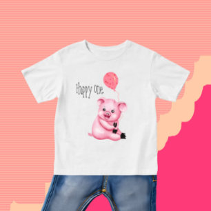 Süßes kleines Schwein Baby T-shirt