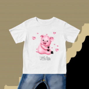 Süßes kleines Schwein Baby T-shirt