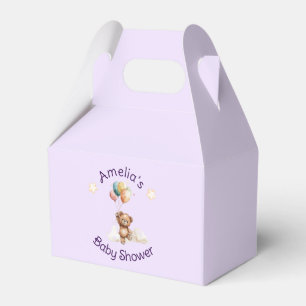 Süßes kleines Wesen auf dem Weg Lavendel-Baby-Part Geschenkschachtel