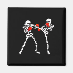 Süßes Knochen-Kickbox-Shirt - Für coole Männer und Magnet