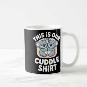 Süßes Koala-Paar Nest Das ist unser Kuscheln Kaffeetasse