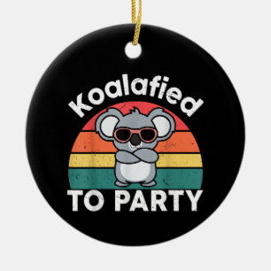 Süßes Koalafied Party Lustiges Koala-Design-Gesche Keramik Ornament