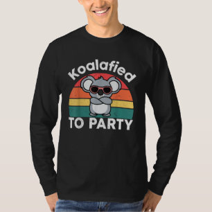 Süßes Koalafied Party Lustiges Koala-Design-Gesche T-Shirt