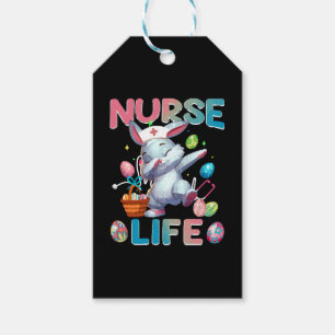 Süßes Krankenpfleger-Leben Dabbing-Osterhase Geschenkanhänger