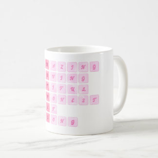 Süßes Kreuzworträtsel zum Muttertag  Kaffeetasse
