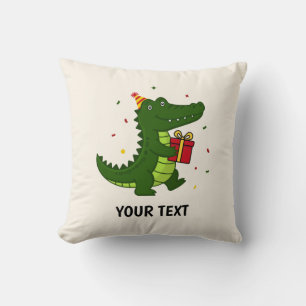 Süßes Krokodil-Geschenk Kissen