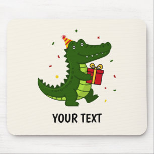 Süßes Krokodil-Geschenk Mousepad