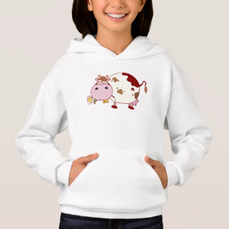 Süßes Kuh-Design Bauernhof-Leben Rind-Liebhaber-Ge Hoodie