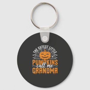 Süßes Kürbis-Oma-Halloween-Design_1 Schlüsselanhänger
