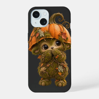 Süßes Kürbis-Waldtier iPhone 15 Hülle