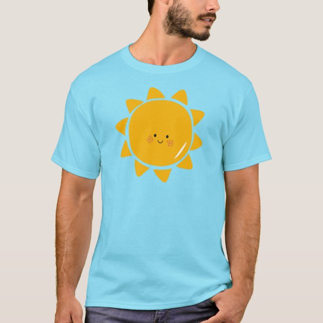 Süßes Lächeln Sonne  T-Shirt (Vorderseite)