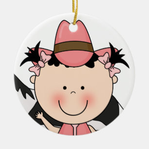 Süßes lächelndes keramikornament